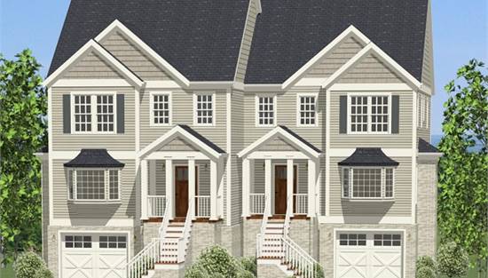 image of multi-family house plan 9234